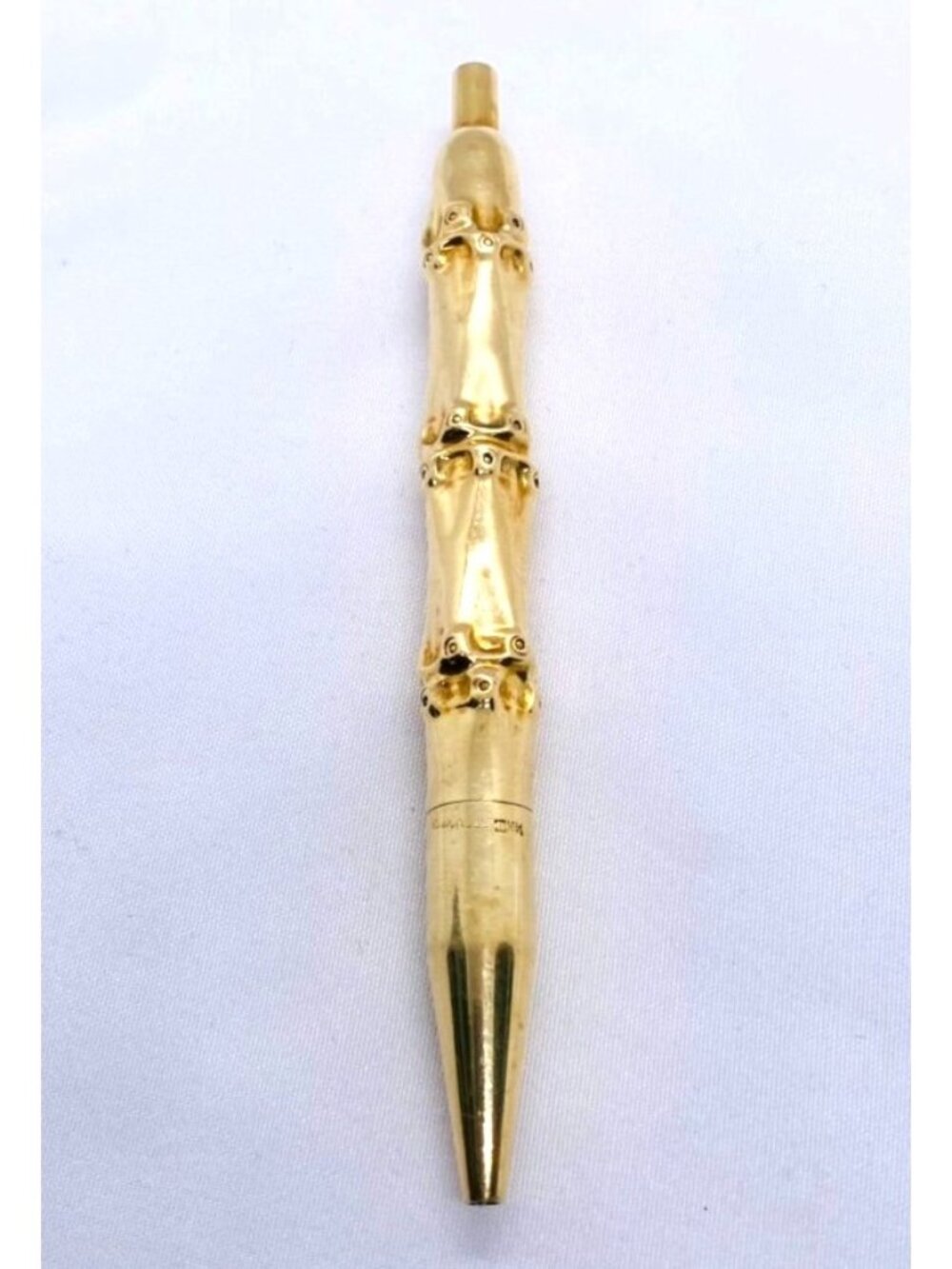 Tiffany & Co 14K 585 Bamboo Ballpoint Pen 4.25"